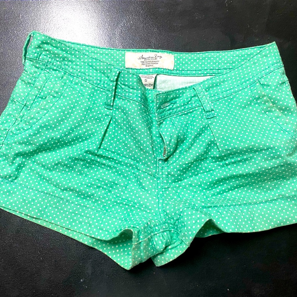Size 5 green shorts